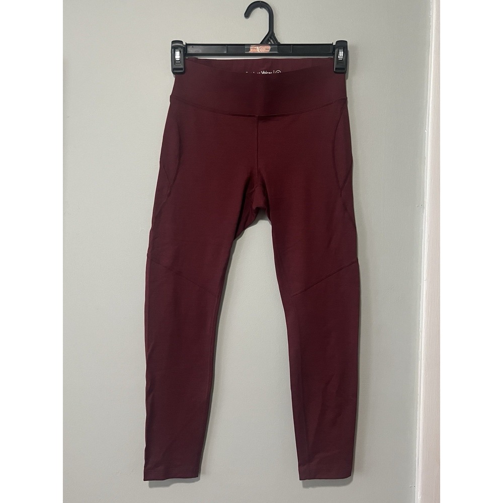 Outdoor Voices Leggings Activewear Running Workout Burgundy Women Size Medium